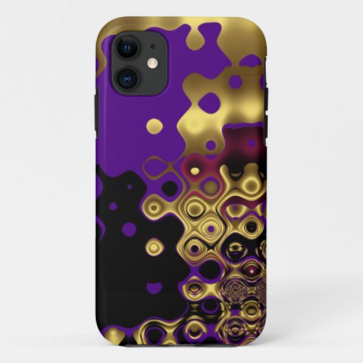 iPhone 5 Abstract Paarse Goud Case-Mate iPhone Case (Achterkant)