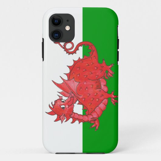 iPhone 5 Barely Daar Hoesje, Cute Welsh Dragon Case-Mate iPhone Case (Achterkant)