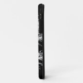 iPhone 5 Barely Er Hoesje White op zwart (Achterkant/links)