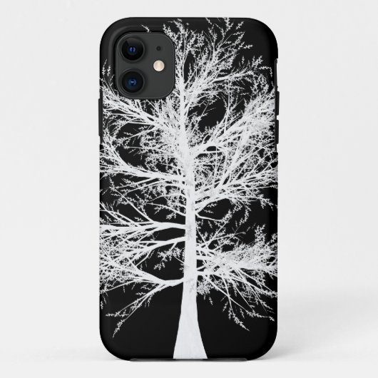 iPhone 5 Barely Er Hoesje White op zwart (Achterkant)