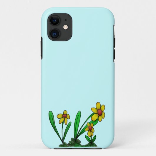 iPhone 5 Barely There Case Mooie Bloemen (Achterkant)