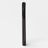 iPhone 5 Black Gold Paars Mesh Overlay Monogram Case-Mate iPhone Case (Achterkant/links)