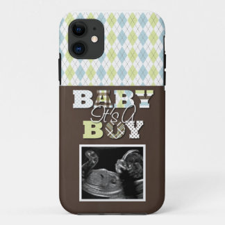 iPhone 5-cel draagtas Ultrasound Afbeelding Boy! iPhone 11 Hoesje