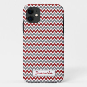 iPhone 5 Chevron Pattern Case-Mate Hoes (maroon)