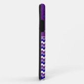 iPhone 5 Coque à personnaliser : Purple Chevrons (Dos/Droite)