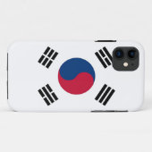 IPhone 5 Coque avec drapeau de la Corée du Sud (Dos (Horizontal))