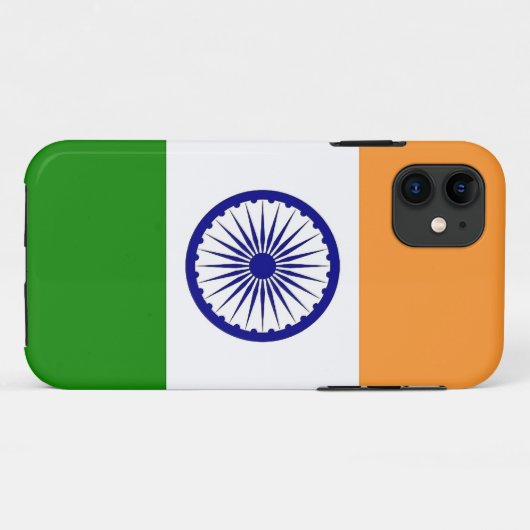 IPhone 5 Coque avec drapeau de l'Inde (Dos (Horizontal))