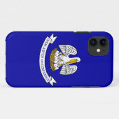 IPhone 5 Coque avec Drapeau de Louisiane (Dos (Horizontal))