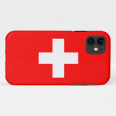 IPhone 5 Coque avec Drapeau de Suisse (Dos (Horizontal))