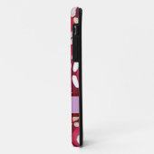 Iphone 5 coque couleur violet rouge (Dos/Gauche)