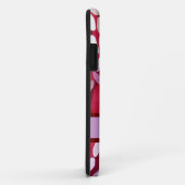 Iphone 5 coque couleur violet rouge (Dos/Droite)