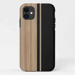 iPhone 5 Coque en fibre de bois et de carbone
