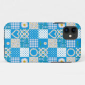 iPhone 5 Coque-Mate Coque Daisychains Faux Patchwo (Dos (Horizontal))