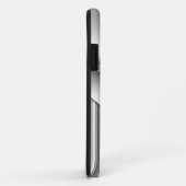 iPhone 5 Coque-Mate Coque Gray Look Lock (Dos/Droite)