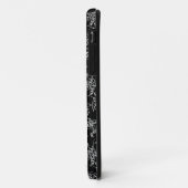 iPhone 5 Coque-Mate Coque Lilies-of-the-Valley Bla (Dos/Gauche)