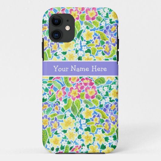 iPhone 5 Coque-Mate Coque personnalisé, Primroses (Dos)
