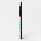 iPhone 5 Coque-Mate Coque rose roses et papillons (Dos/Gauche)