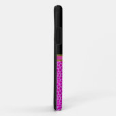 iPhone 5 Coque-Mate Coque rose sauvage noir (Dos/Droite)