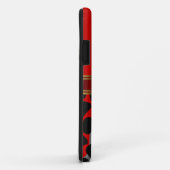 iPhone 5 Coque-Mate Coque rouge sauvage noir (Dos/Droite)