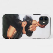 IPhone 5 Coque-Mate Coque Vintage PinUp Girl (Dos (Horizontal))