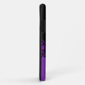 iPhone 5 Coque-Mate Coque violet noir (Dos/Droite)