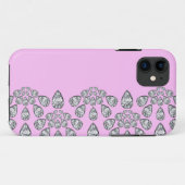 iPhone 5 coque rose diamant (Dos (Horizontal))