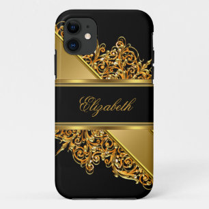 iPhone 5 Elegante Klasse Gouden Kant 11 Hoesje