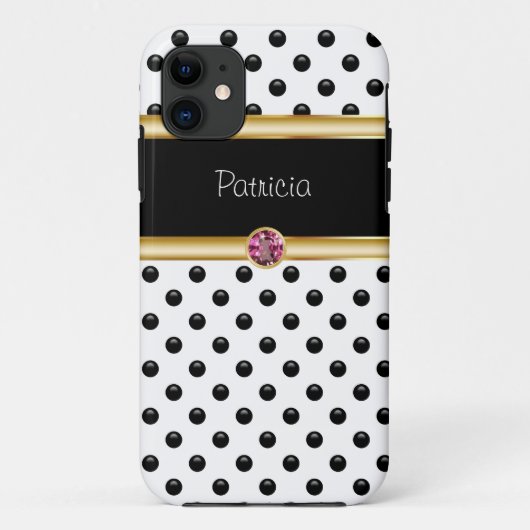 iPhone 5 Hoesje juweliel monogram (Achterkant)