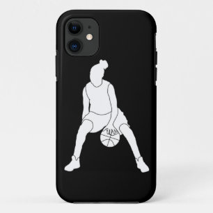 iPhone 5 Hoesje-Mate Dribble Silhouette White/Blac iPhone 11 Hoesje
