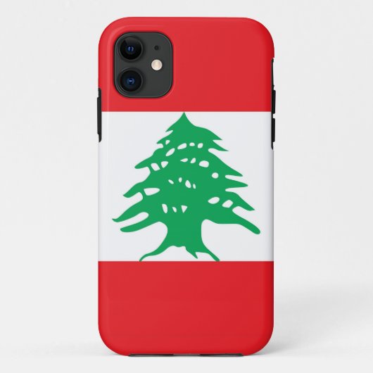 IPhone 5 Hoesje met vlag van Libanon (Achterkant)