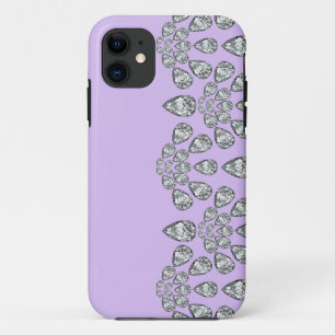 iPhone 5 hoesje Paarse diamant