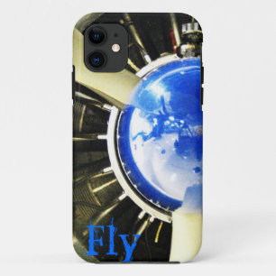 iPhone 5 Hoesje Plane Afbeelding - Fly