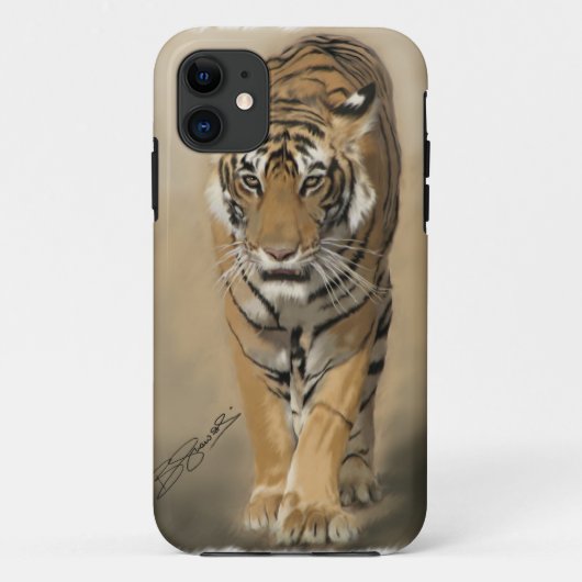 iPhone 5 hoesje Stalking-tijger (Achterkant)