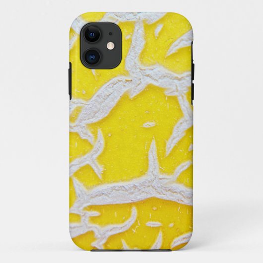 iPhone 5 Hülle gelb-weisses Melonenmuster Case-Mate iPhone Case (Achterkant)