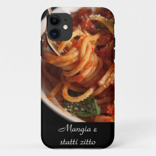 iPhone 5 Italiaans hoesje Mangia e statti zitto Pa