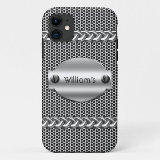 iPhone 5 Metaal look Chrome Heren Case-Mate iPhone Case (Achterkant)