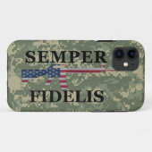 iPhone 5 Semper Fidelis groene camouflage Case-Mate iPhone Case (Achterkant (horizontaal))