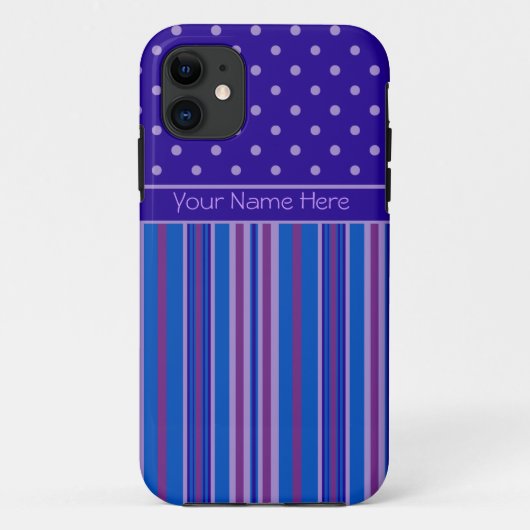 iPhone 5 Xtreme Hoesje: Personaliseer strepen, pol Case-Mate iPhone Case (Achterkant)