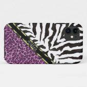 IPhone 5 Zebra luipaard afdrukken, luipaard patroo Case-Mate iPhone Case (Achterkant (horizontaal))