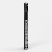 iPhone 5s hoesje met zwart-wit design (Achterkant/rechts)