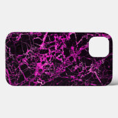 iPhone 6/6s (Battery Hoesje) - zwart-roze marmer, Case-Mate iPhone Case (Achterkant (horizontaal))