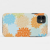 iPhone 6/6S Hoesje — Oranje en blauw (Achterkant (horizontaal))