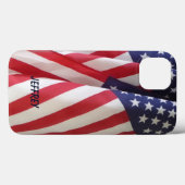iPhone 6 Coque drapeaux américains robustes (Verso (horizontal))
