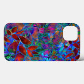 iPhone 6 Coque Tough Floral Abstrait verre (Verso (horizontal))