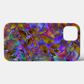 iPhone 6 Coque Tough Floral Abstrait verre (Verso (horizontal))