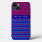 iPhone 6 coque Xtreme Coque : Purple Chevrons (Verso)