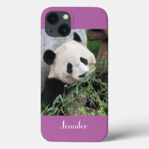 iPhone 6 Coques - Panda Pale Purple Bkgnd