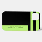 iPhone 6 de Moderne Groene & Zwarte Bidirectionele Case-Mate iPhone Case (Achterkant (horizontaal))