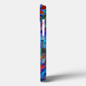 iPhone 6 Hoesje Hoest Floral Abstract Glas in lood (Achterkant / Links)
