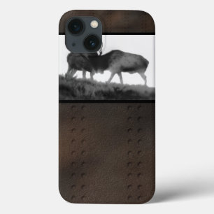 iPhone 6 stevige Hoesje Twee bull Elk vechten